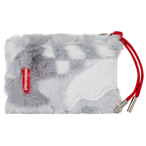 Sprayground Πορτοφόλι White Fur 3AM Wallet